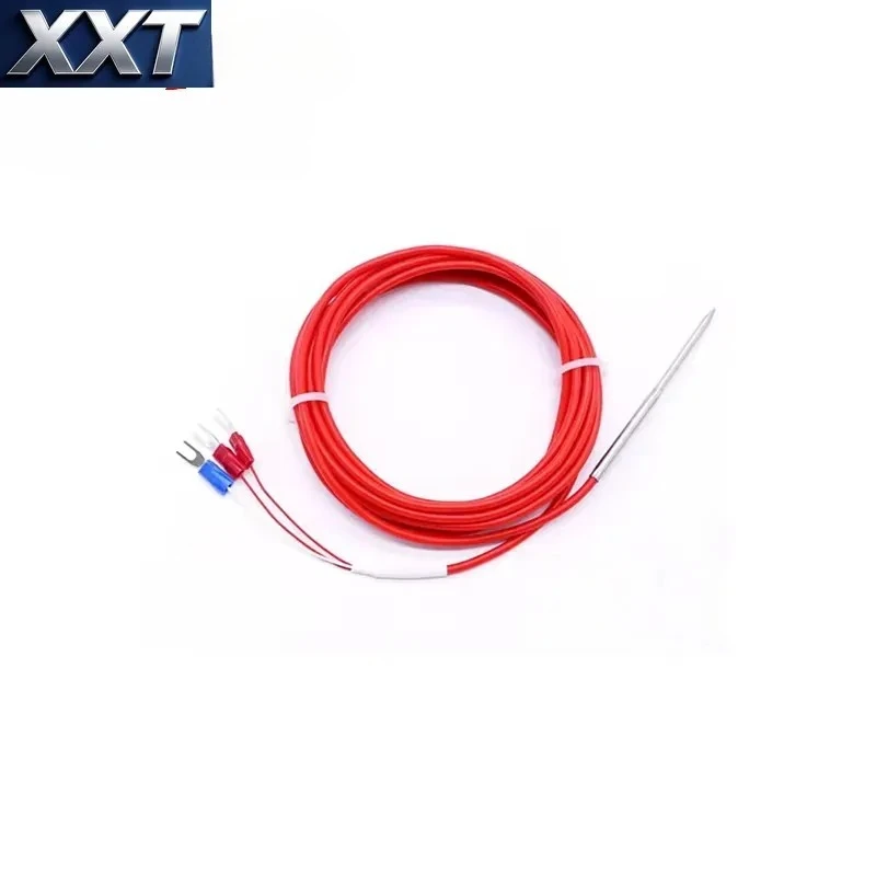 XXT PT100 Thermal Resistance PT1000 Silicone Wire Food-grade Thermometer Inserted Into Soil Temperature Probe