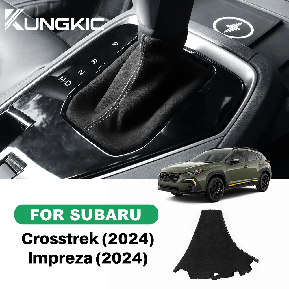 

Верхняя замша для Crosstrek 2024 Impreza 2024 Ручка рычага переключения передач для автомобиля Защита от пыли RHD LHD аксессуары для интерьера