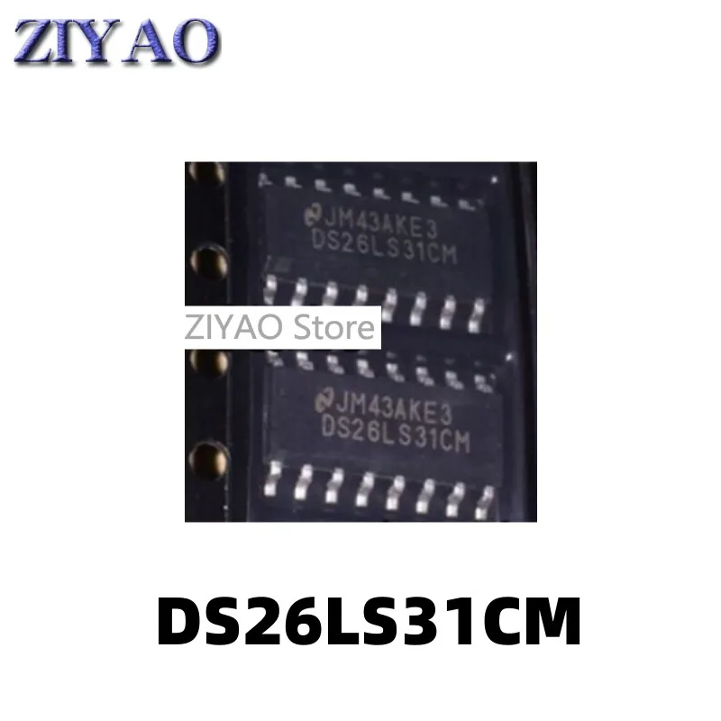 5PCS DS26LS31CM DS26LS31CMX SOP16 interface driver transceiver chip DS26LS31