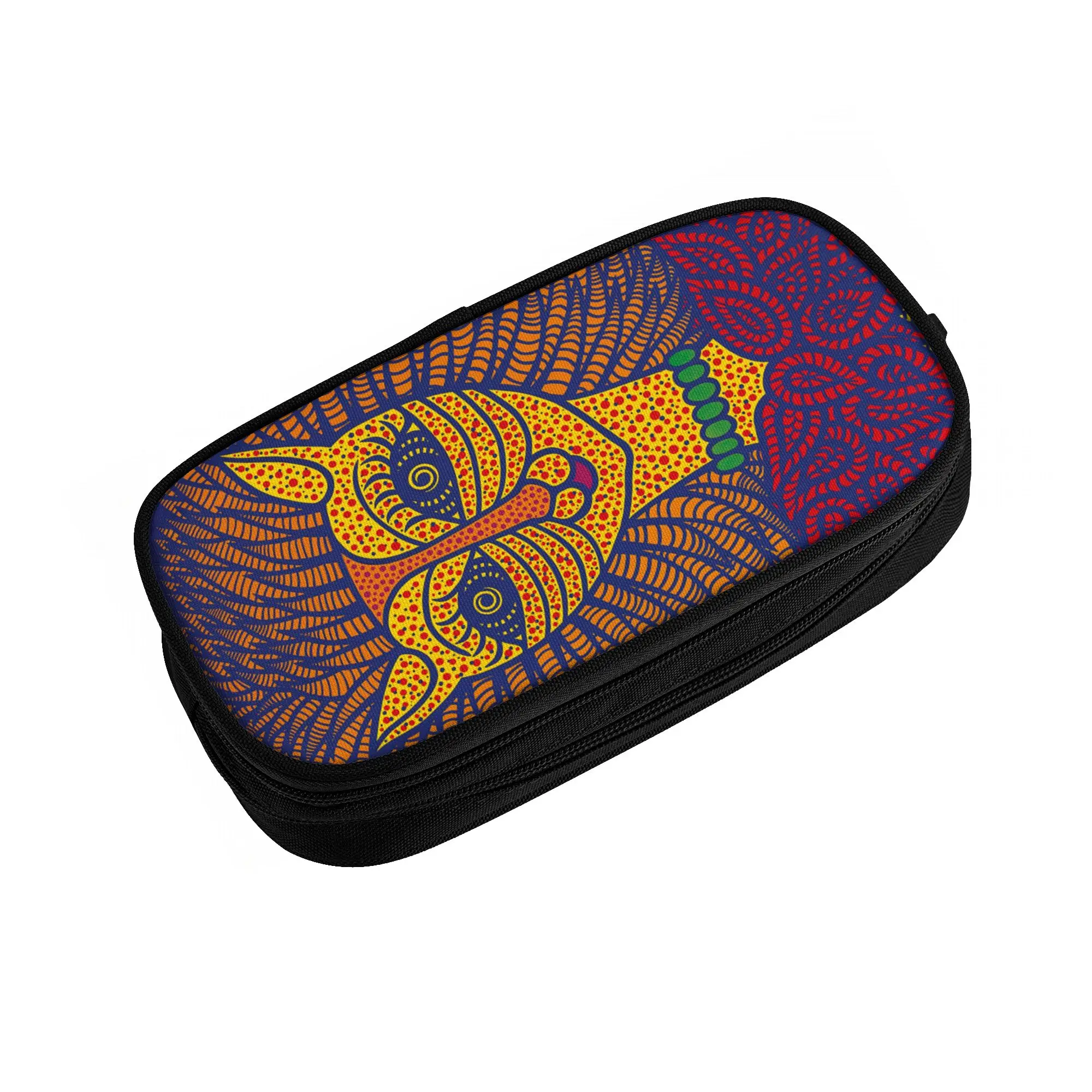 Yayoi Kusama Self-Portrait Cute Pencil Case Boys Girls Large Capacity Abstract Art Pencil Pouch Students Stationery