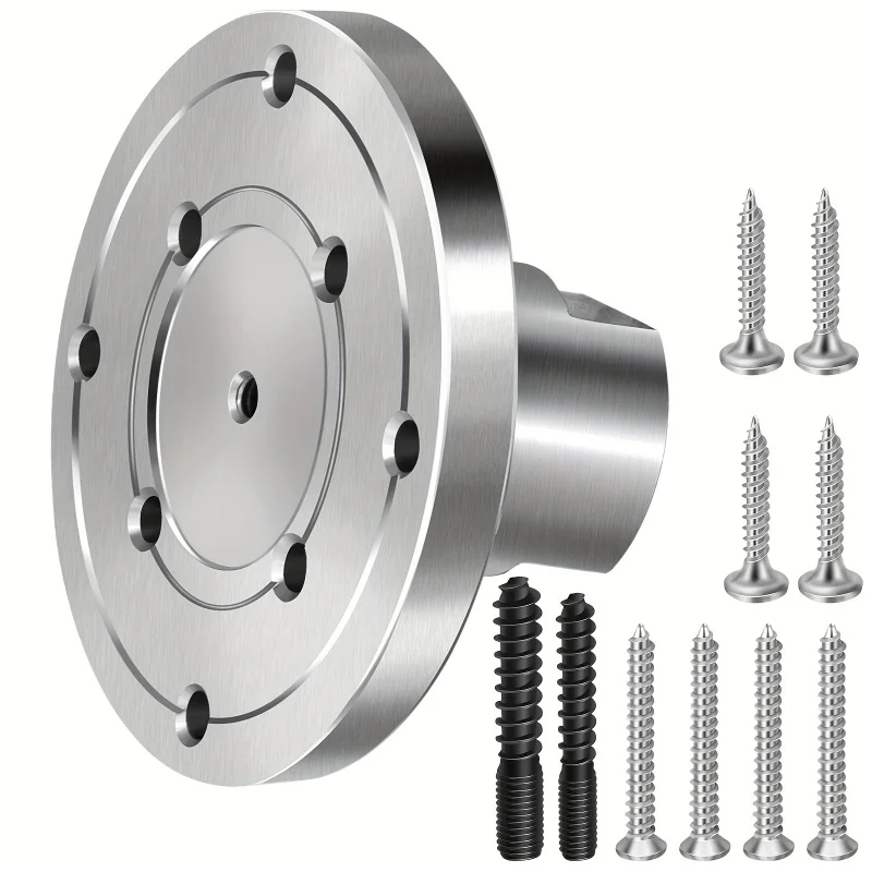 

4-дюймовая панель токарного станка по дереву, стальная панель токарного станка по дереву, шпиндель с резьбой 1 x 8, аксессуары для деревообрабатывающего токарного станка