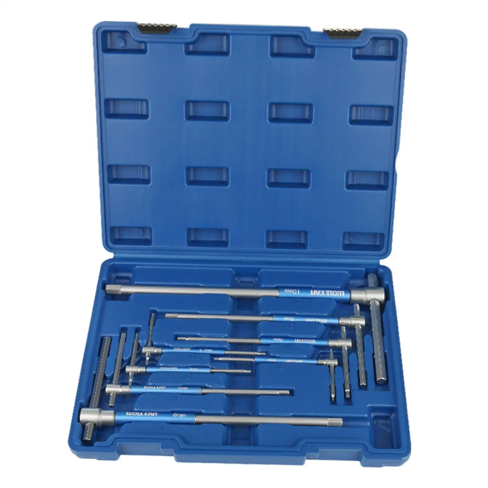 Ergonomic T Handle Hex Wrench Set Allen Key with Sliding Rod for Bicycle Maintenance and Furniture Installation