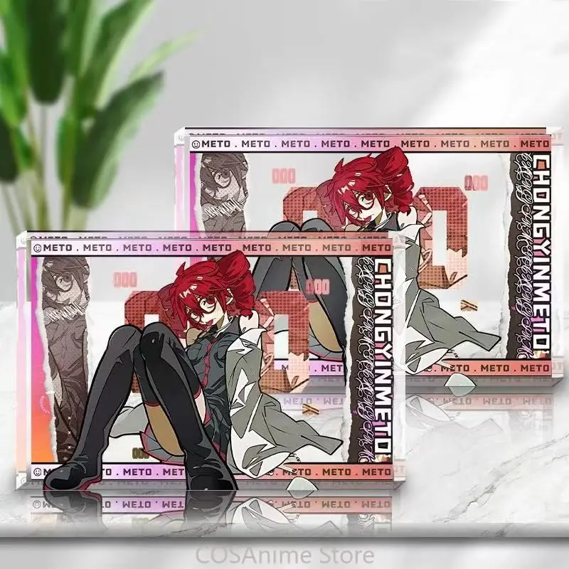 

Game Tetotaito Cartoon Cosplay Acrylic Anime Photo Rrame Card Brick Stand Figure Display Model Plate Desktop Decor Gift