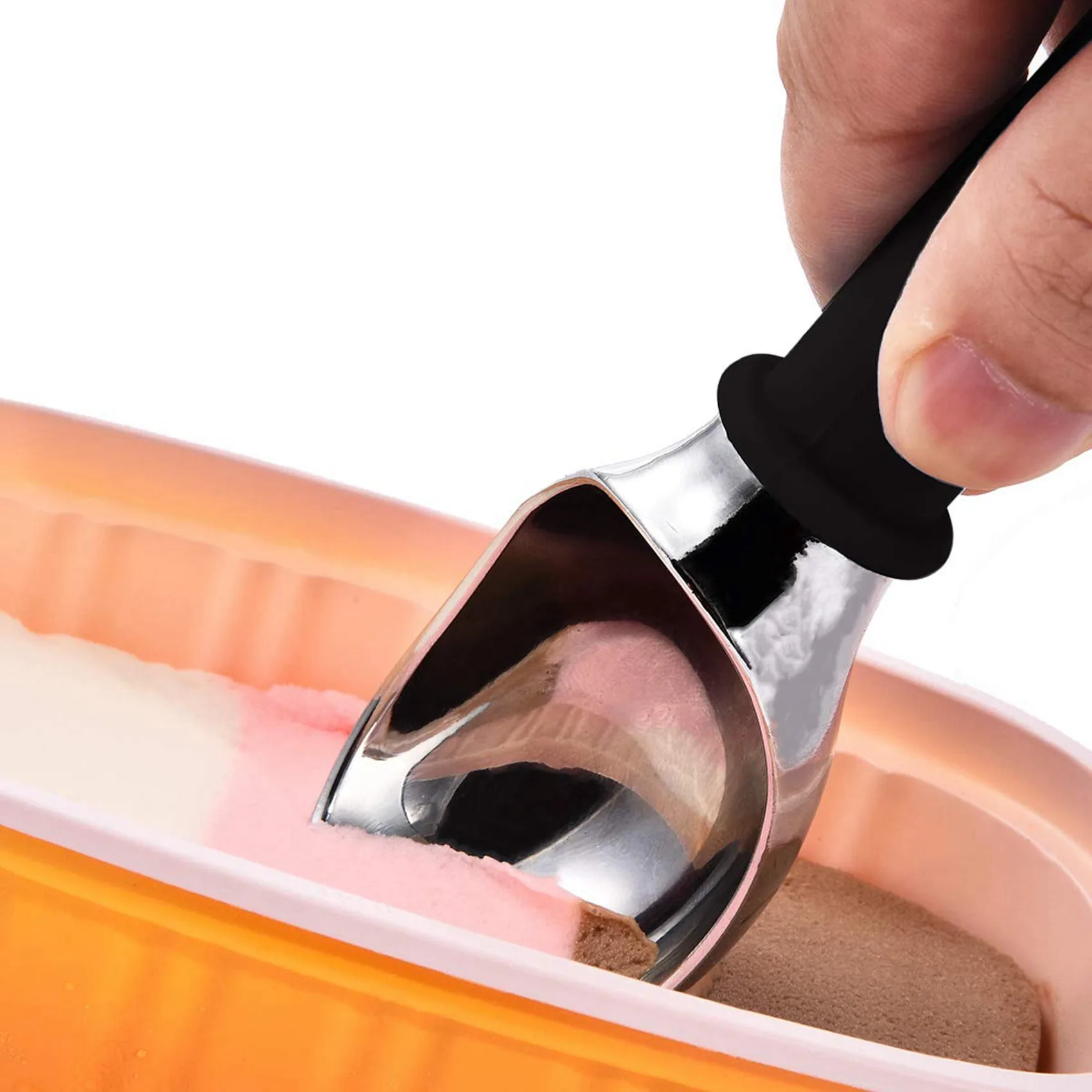 AC88-2X Premium Ice Cream Scoop, Dishwasher Safe Scooper With Comfortable Easy Grip Handle, Heavy Duty Durable Design