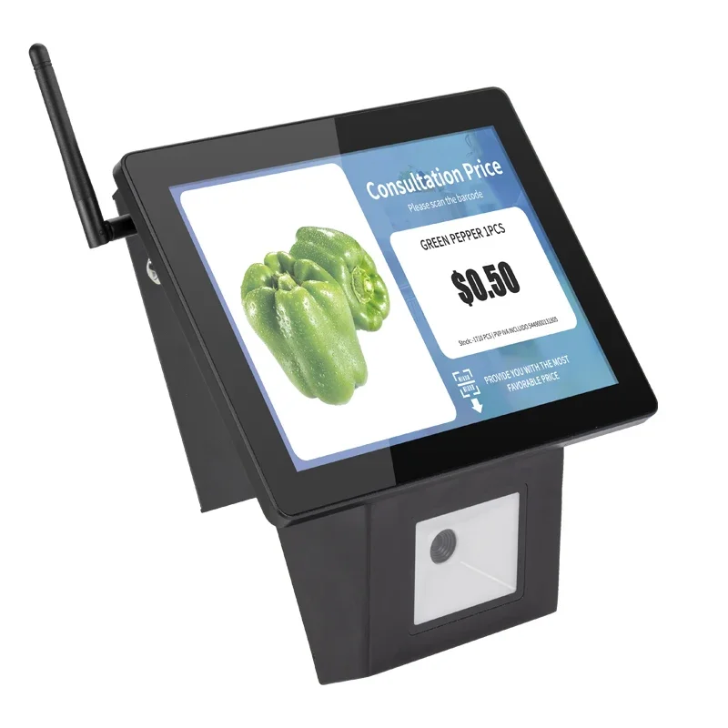 

8 inch POS Price Checker With 2D Barcode Scanner for Retail Store Price Checking
