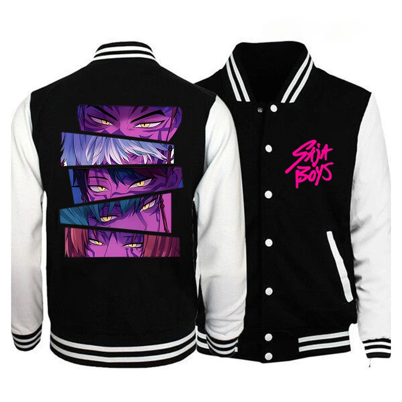 

New K-Pop Demon Hunters Saja Boys Printing Jacket Women Men Casual Baseball Jacket Autumn And Winter Baseball Uniform Coat