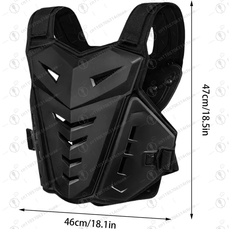 

1PC Motorcycle Armor Vest - Chest/Spine/Back Protector for Biking, Skating, Skiing & Off-Road Cycling