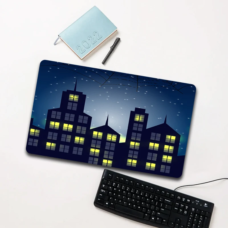 

Marvel Spider-Man City Night Mouse Pad Large Non-slip Waterproof Desk Mat for Laptop Office