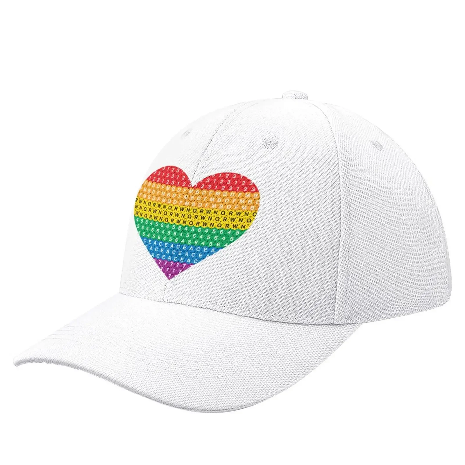 

Pride MTA Heart Baseball Cap Sunscreen Beach Bag Mens Tennis Women'S