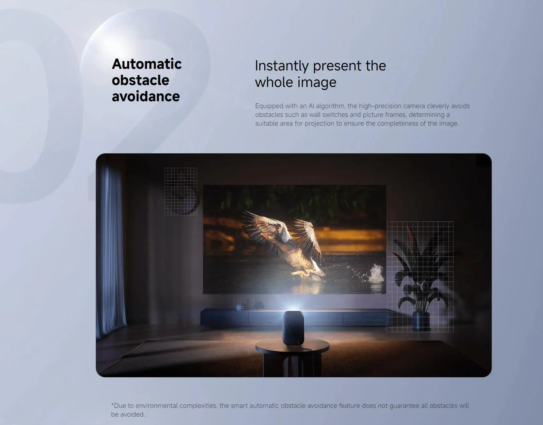Xiaomi Smart Projektor L1, 200 ANSI Google TV 1080p Auflösung, Google Assistant, Autofokus und automatische Trapezkorrektur, BT5.0 – Detail 9