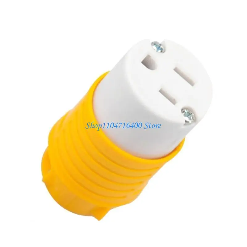 y1gd Efficient 15A 125V Industry Power Socket Plug for Safe Electrical for Home Garage Office Devices Appliances