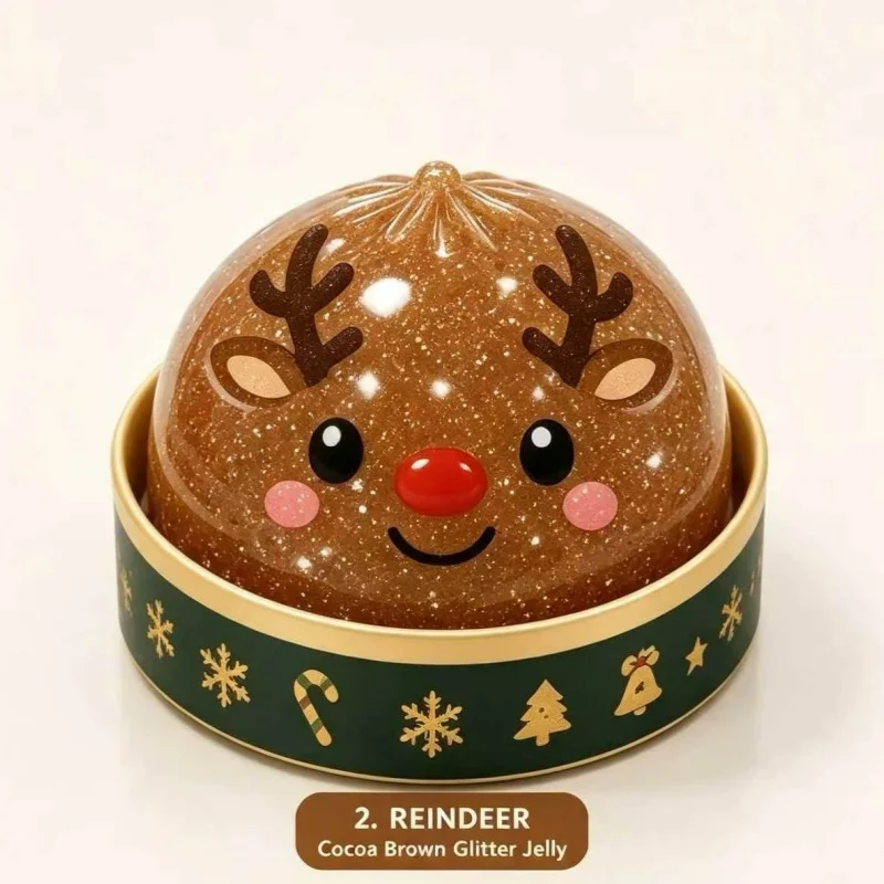 Weihnachts-Quetschball mit Weihnachtsmann, Weihnachtsbaum und Elch Motiv, Stressabbau, Weihnachtsdekoration, Neujahrsgeschenk, Party-Geschenk – Detail 5