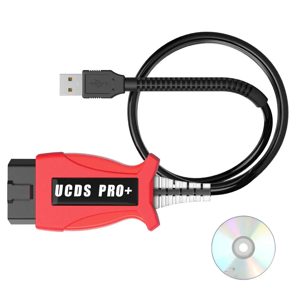 

Fully functional UCDS Pro+fully activated V1.27.001 with 35 tokens automatic OBD2 scanner ECU programmer tool cable adapter.