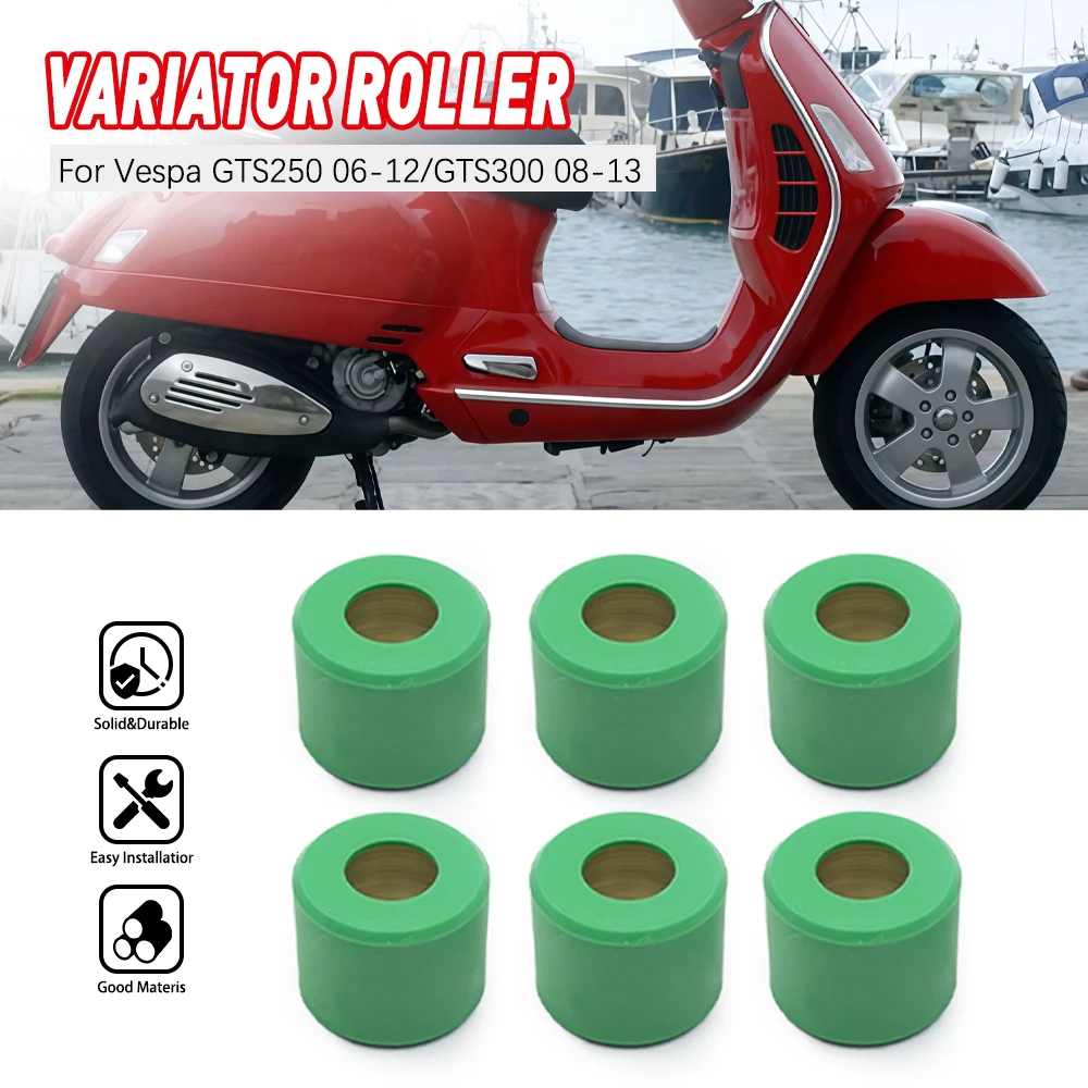 

Scooter Variator Roller Weights For Aprilia Atlantic 250 For Piaggio Beverly 300 RST For Vespa GTS 300ie Super Touring