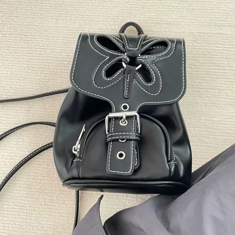 Spicy Girl Butterfly Drawstring Thread Backpack Women Fashion Student Backpacks Versatile Casual Bags Travel