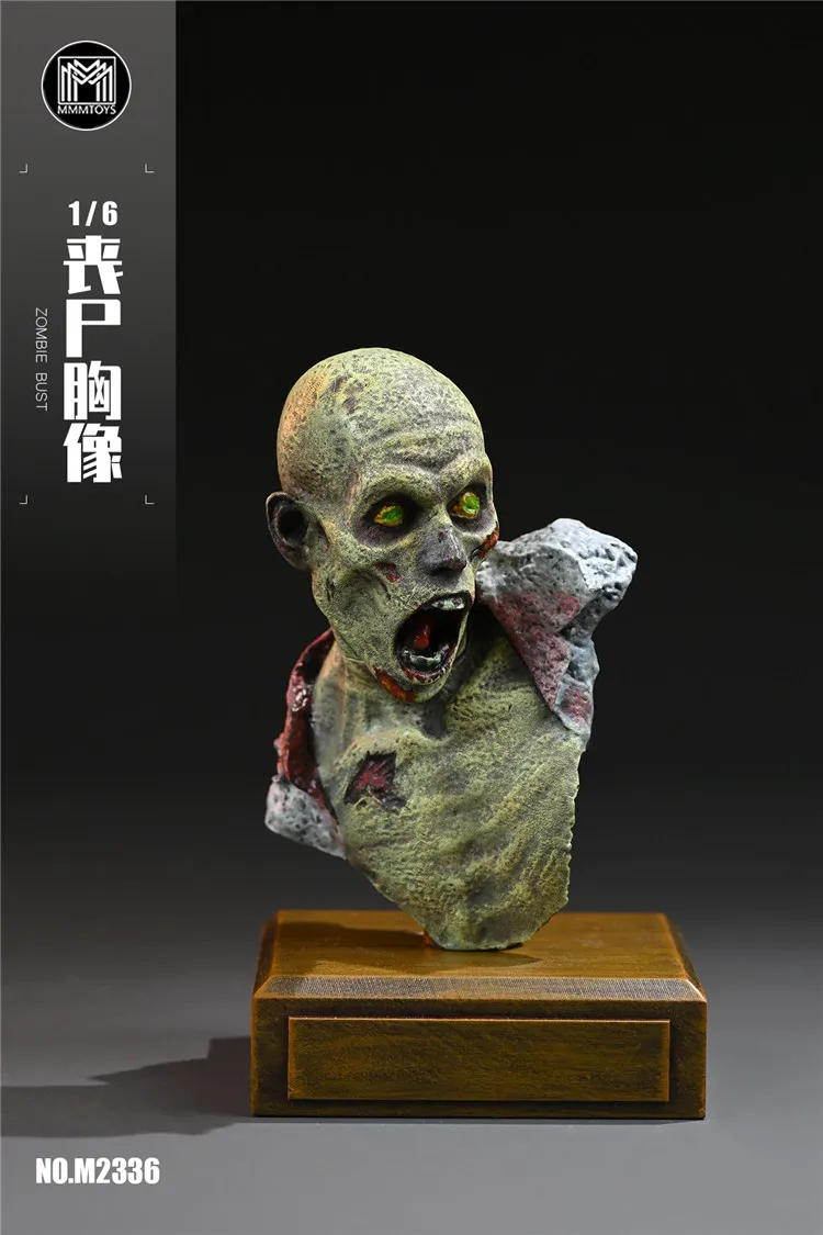 MMMTOYS M2336 1/6 Scale ทหารชาย Zombie หน้าอกจอแสดงผลชุดอุปกรณ์เสริมสําหรับ 12 นิ้ว Action Figure ของเล่นของขวัญ