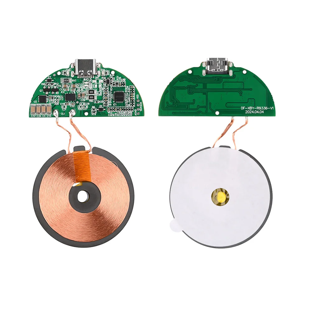 15W High-power Wireless Charging ransmitter Module PCBA Car Smart Wireless Charging for Cell Phone Headser Watch