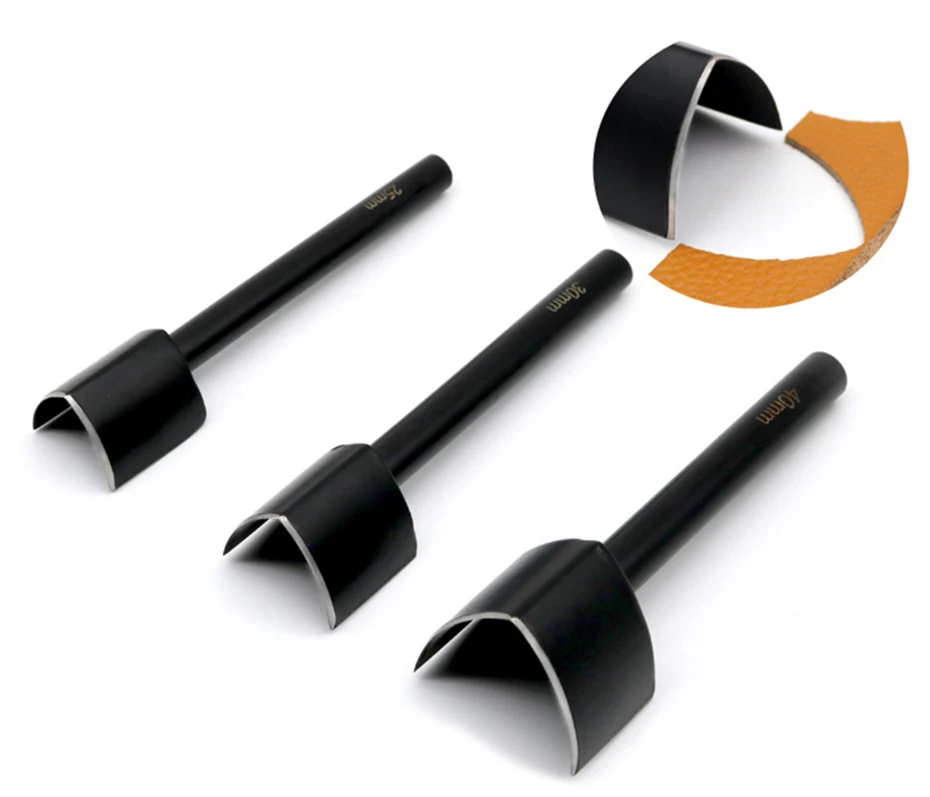 DIY Leder V Punch Punch, V-förmiges Leder Handwerk Punch Tool, Gürtel Schwanz Hacken Gürtel Schwanz Hacken Punch Gürtel Schwanz Prozessor – Detail 3