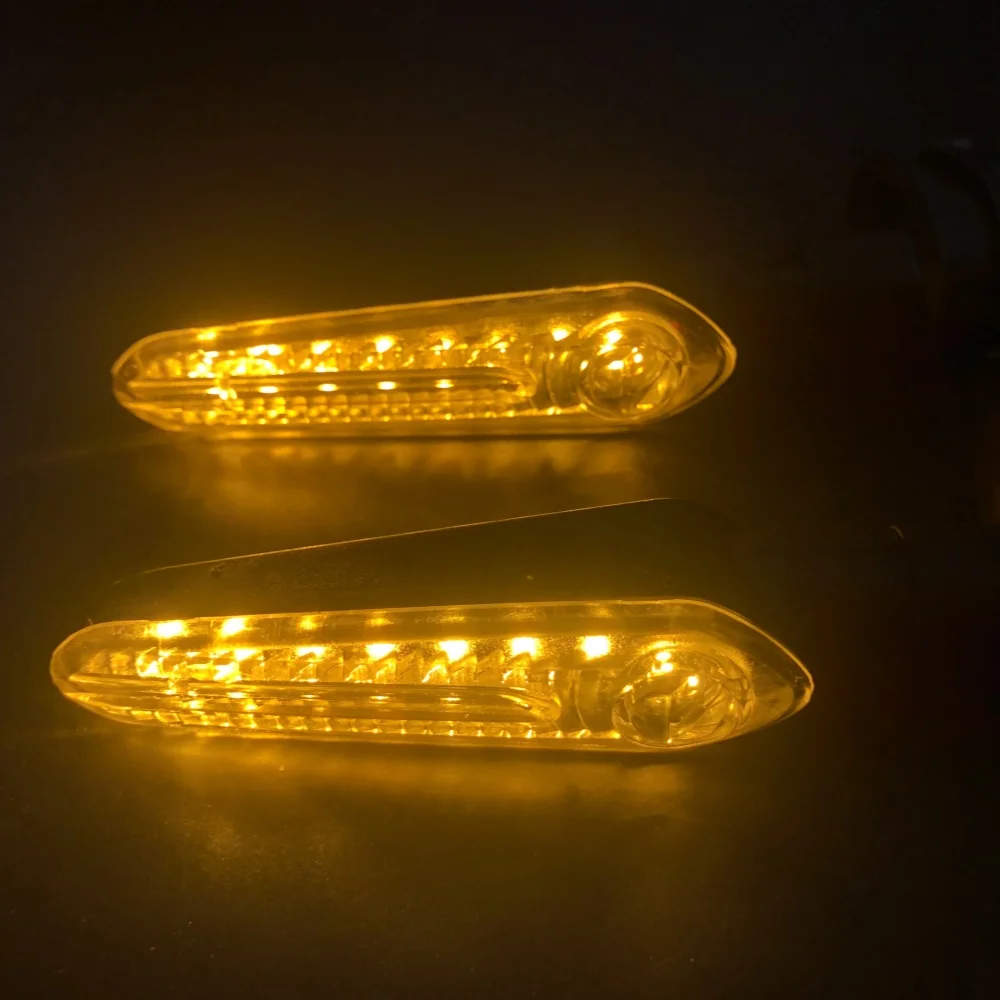 

For Yamaha MT07 MT03 MT09 Tracer XSR 700 Motorcycle LED Turn Signal Light Flowing Water Amber Front Rear Indicator Flasher Lamp