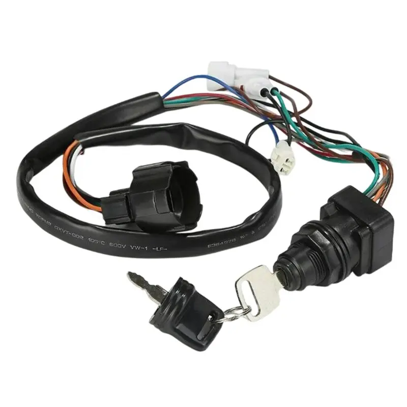 

For 4-Stroke 9.9HP-250HP 1998-2018 Boat Outboard Replacement Ignition Key Switch Assy 37110-93J02 37110-93J01