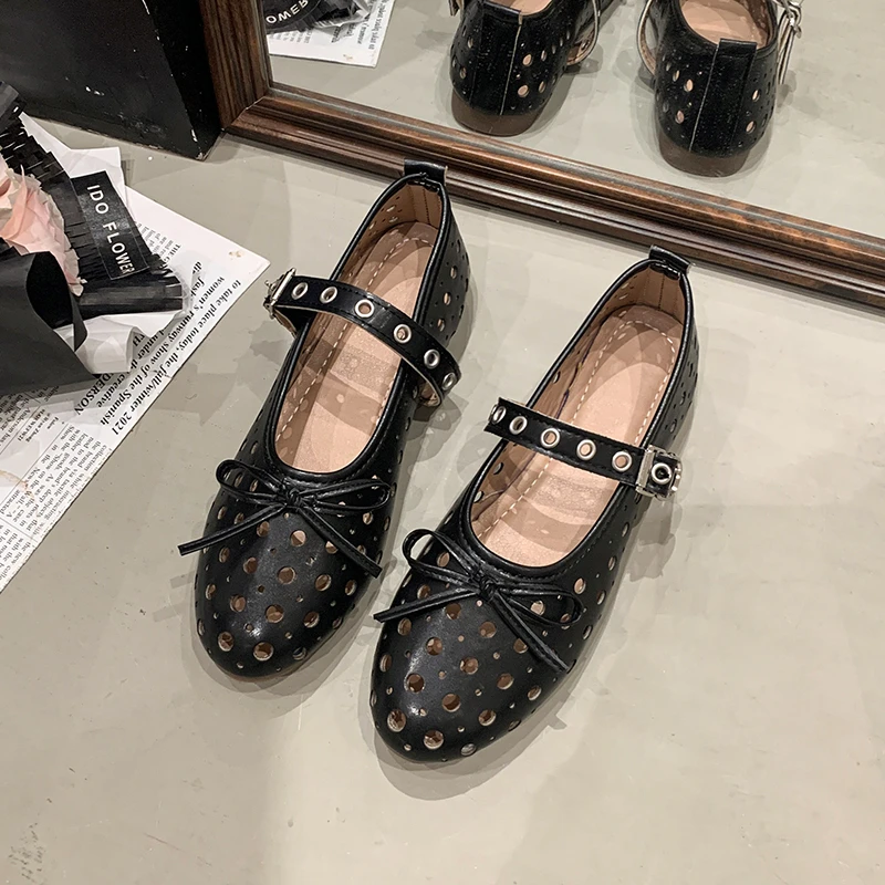 2025 NEW Luxury Rhinestone Rivet Flats Woman Brand Design Crystal Studded  Shoes Ladies Elegant Bling Женская Обувь