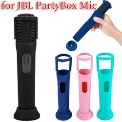 Silicone Case For JBL PartyBox Wireless Microphone Anti-Rolling Protective Case Microphone Stand For JBL PartyBox Accessories