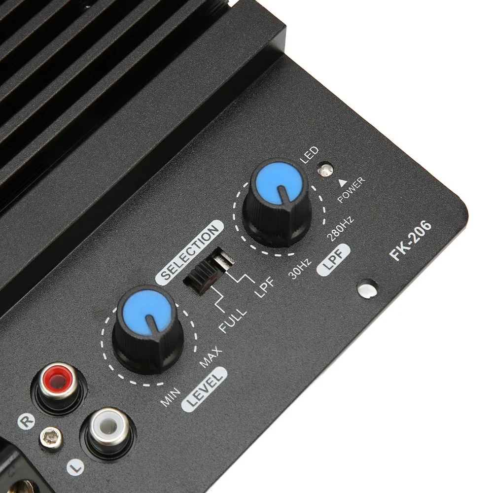1000W 206 12V Digital Amplifier Board High Power Efficient Heat Dissipation Bass Subwoofer Amp Board Car Audio Amplifier