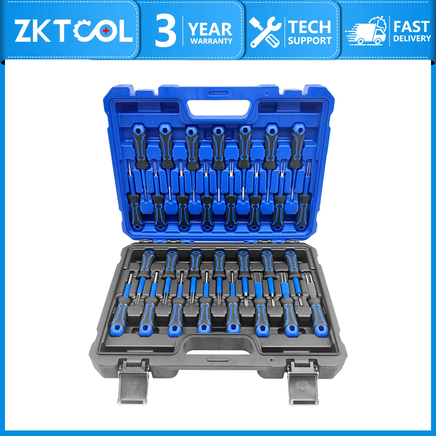 30-piece motorcycle automobile terminal wiring harness pin removal tool pin remover terminal removal tool kit