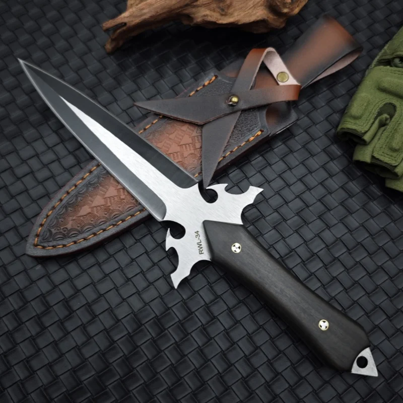 

Нож Archangel Outdoor, компактный, с интегрированной рукоятью из кости дракона, для выживания в дикой природе, с прямым лезвием, острый, для разделки мяса