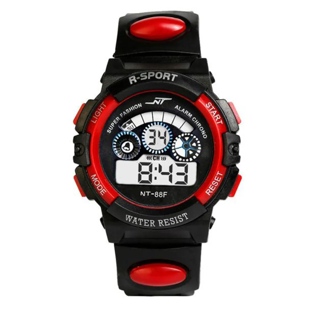 

Led Digital Wristwatches Life Waterproof Cool Boy'S Multifunction Alarm Date Sports Wristwatch High Quality Casual Men'S Watches