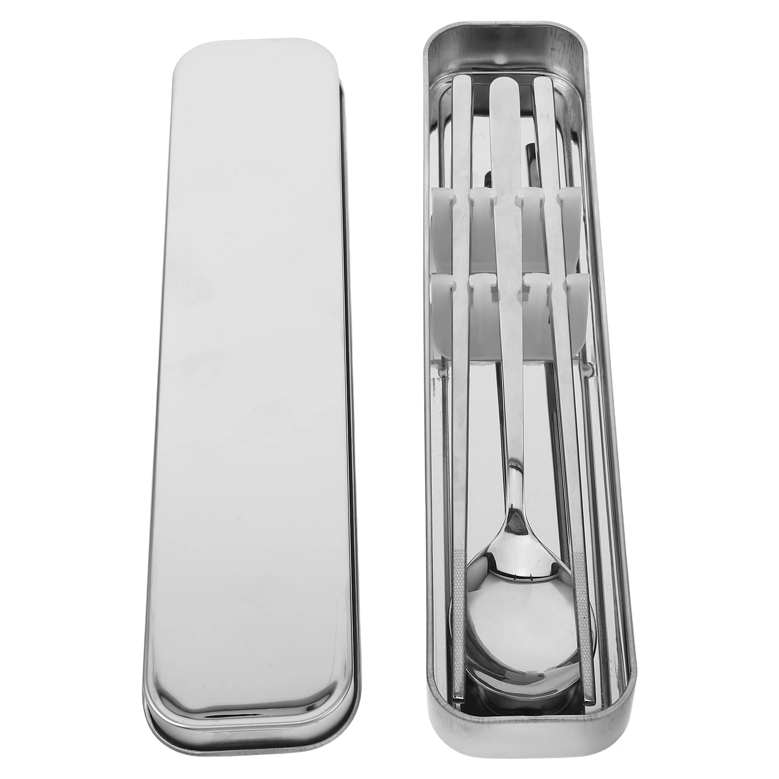 

Stainless Steel Cutlery Set Spoons Portable Tableware Utensils 304 Camping Accessories
