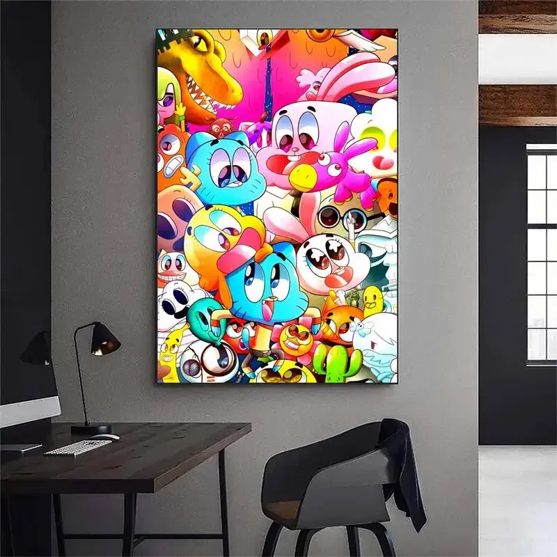 The funny Amazing Gumball POSTER Poster Prints Wall Pictures Living Room Home Decoration Small