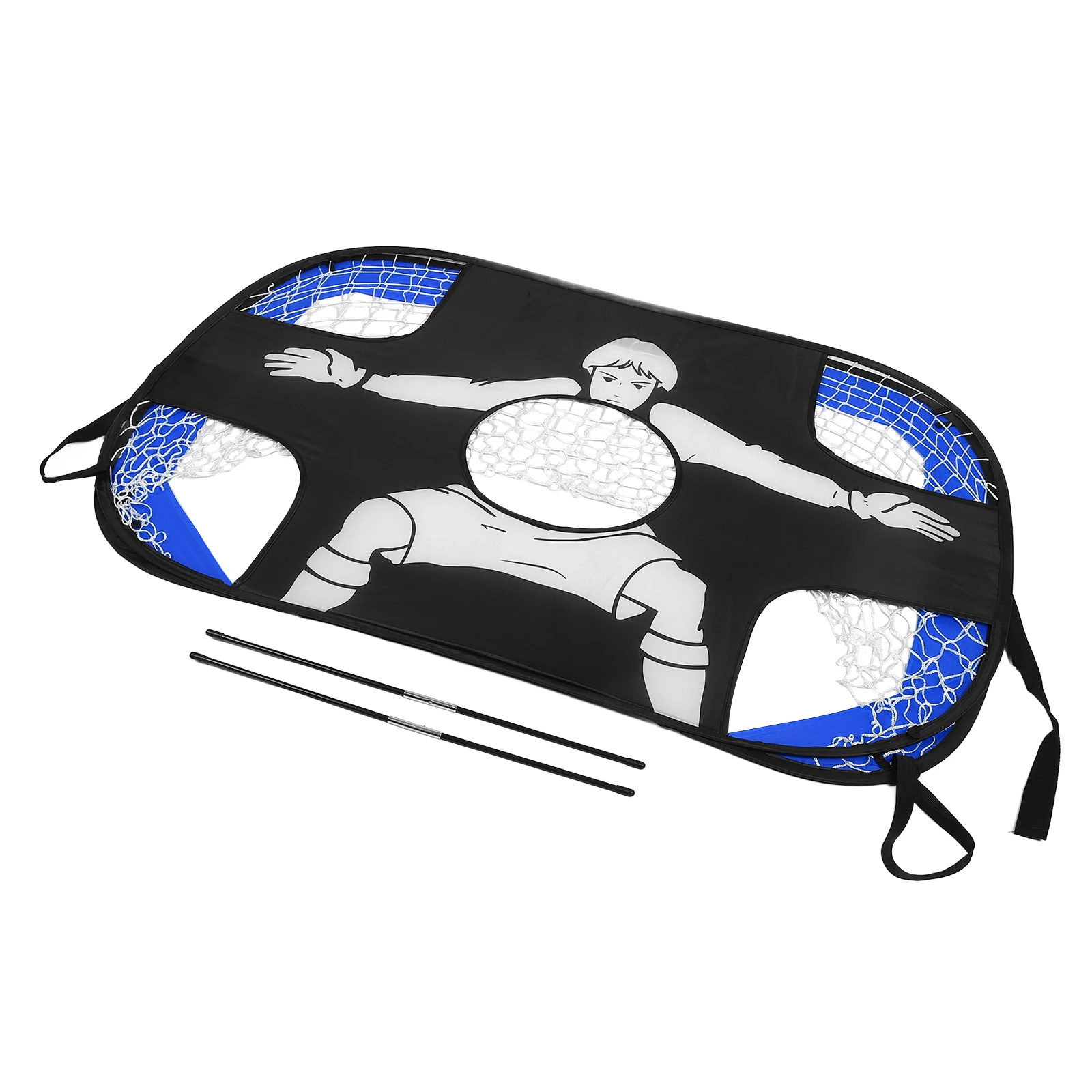 

Portable Football Goal Mini Soccer Goals Net Backyard Foldable Target Indoor