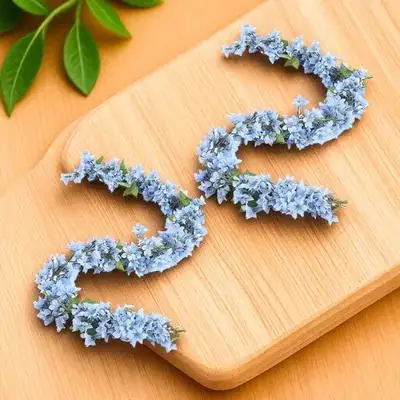 

2Pcs Artificial Flower Vine Simulated Hanging Garland Wedding Decoration Silk Floral Garland Realistic Fake Flower Rattan