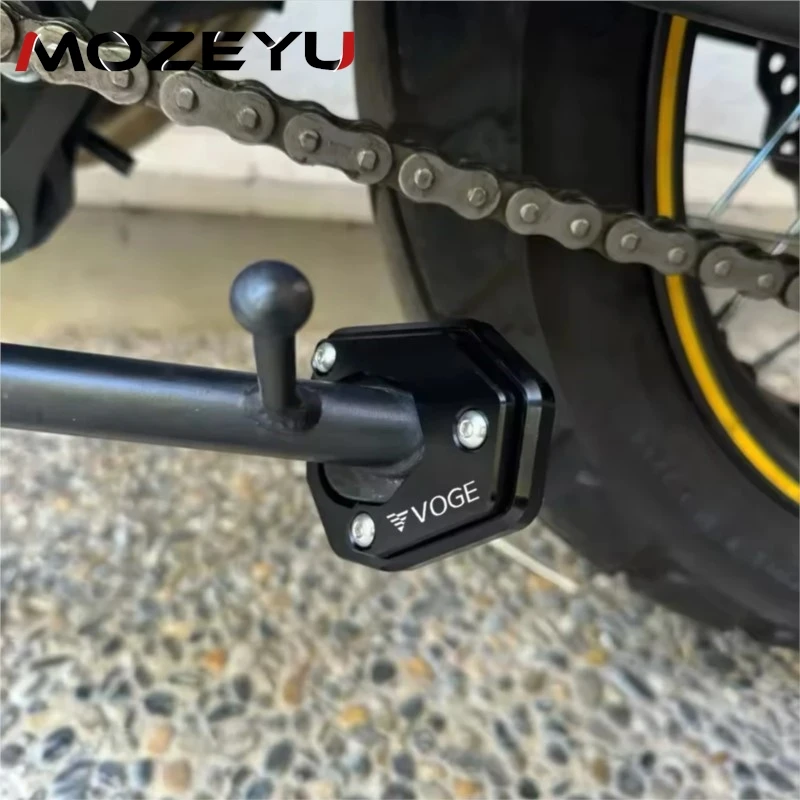

For VOGE DSX 900 625 525 DS900X DS650X DS525X 2023-2026 Side Stand Enlarger Kickstand Extension Plate Pad Motorcycle Accessories
