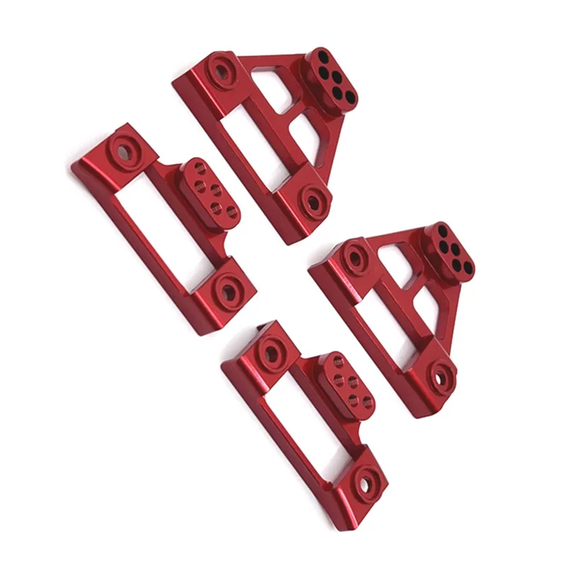 

Superior Quality-RC Car Upgrade Rear And Rear Shock Absorbers Kit For MJX 1/12 H12Y H12Y+ RC Car Upgrade Accessories Red