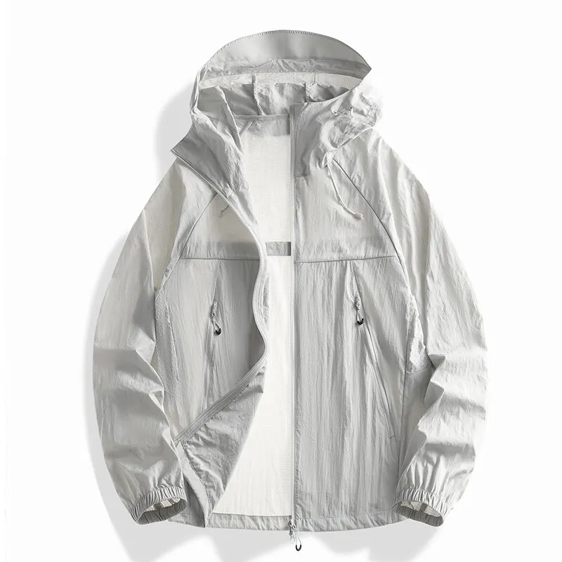 

ARC Bird Home The Same Outdoor Fashion Fishing Sport Light Breathable Ice Silk Sunscreen Leather Couple Casual Sunscreen Clothes