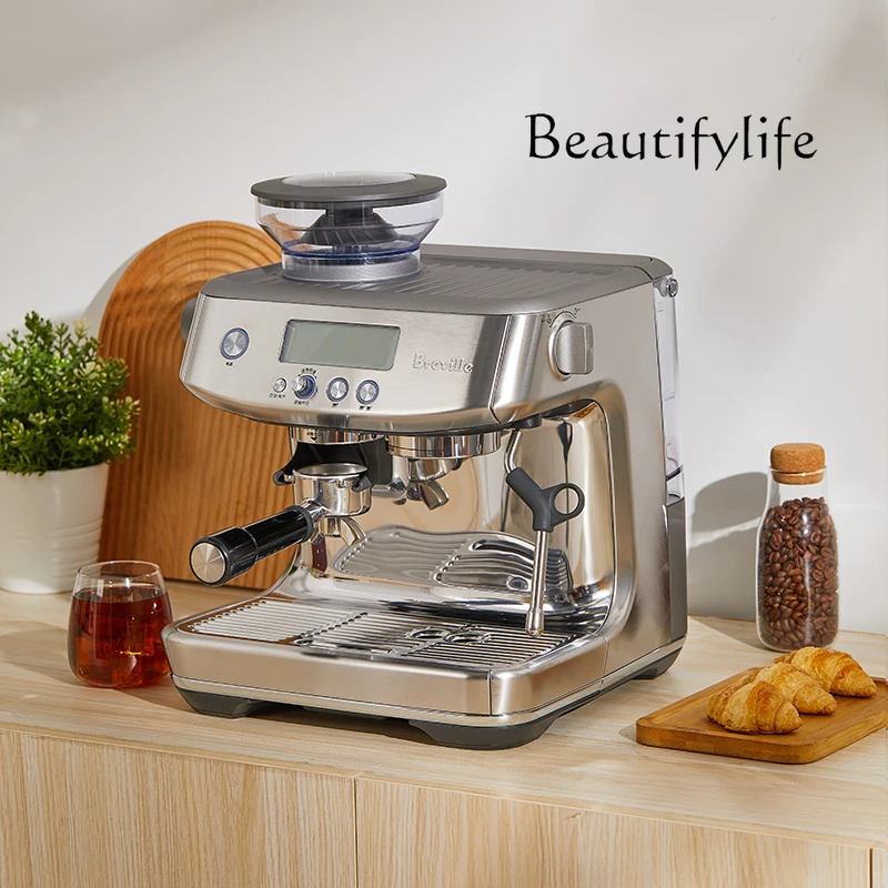 Freshly Ground Semi-automatic Italian Coffee Machine Coffee Bean Grinding Household All-in-One Machine