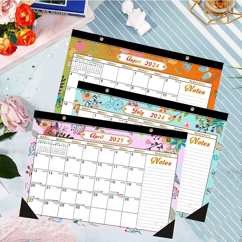 2025 Wall Calendar Monthly Daily Planner 18-Month Schedule Organizer Wall Hanging Calendar Decoration For Home Office