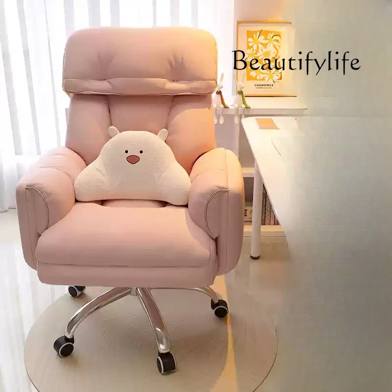 

Rotating Accent Office Chair Computer Design Comfortable Nordic Comfy Office Chair Ergonomic Rolling Chaise De Bureaux Furniture