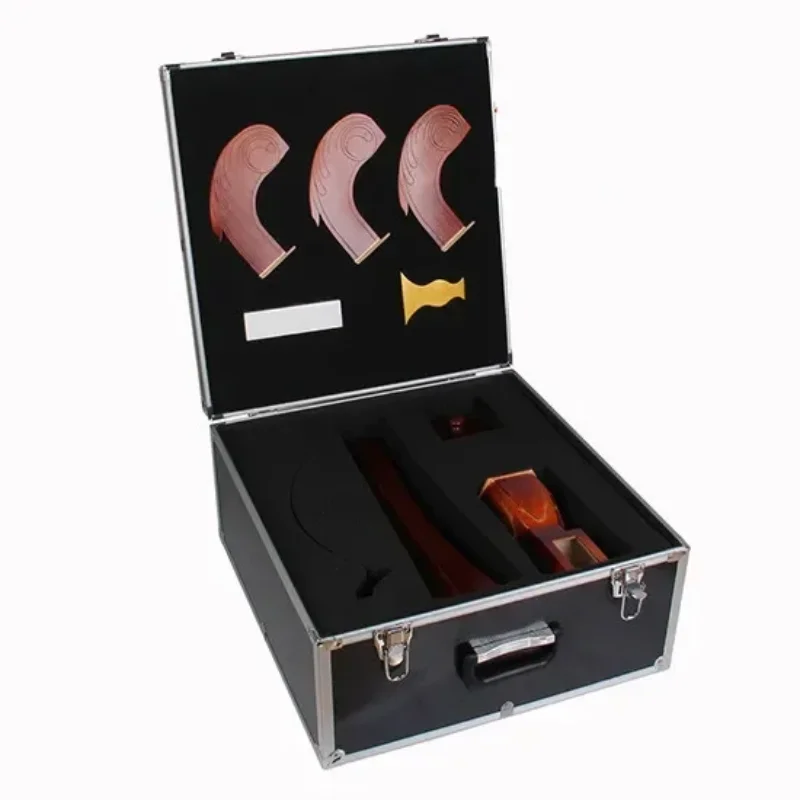 Magicians Prop Round Carved Floating Table Anti Gravity Box + Vase + Candlestick Stage Magic Tricks Flying Table Illusion Stuff