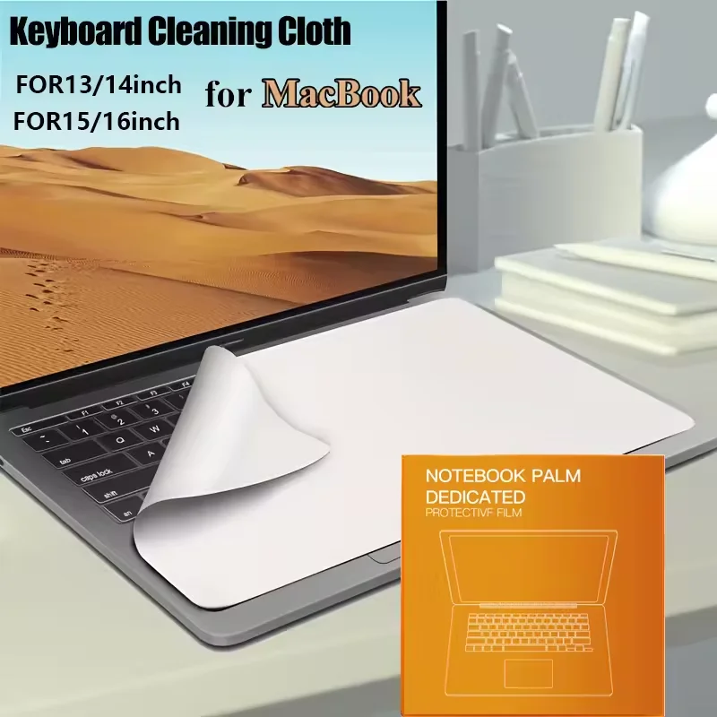 Notebook Protective Palm Keyboard Blanket Cover Microfiber Dustproof Film Laptop Screen Cleaning Cloth Macbook Pro 13/15/16 Inc