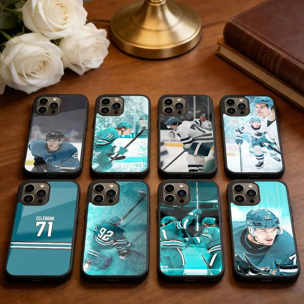 

Macklin Celebrini Phone Case For iPhone 14,16,15,13,17,12,Plus,Pro,Max Magnetic For Magsafe Frosted Cover