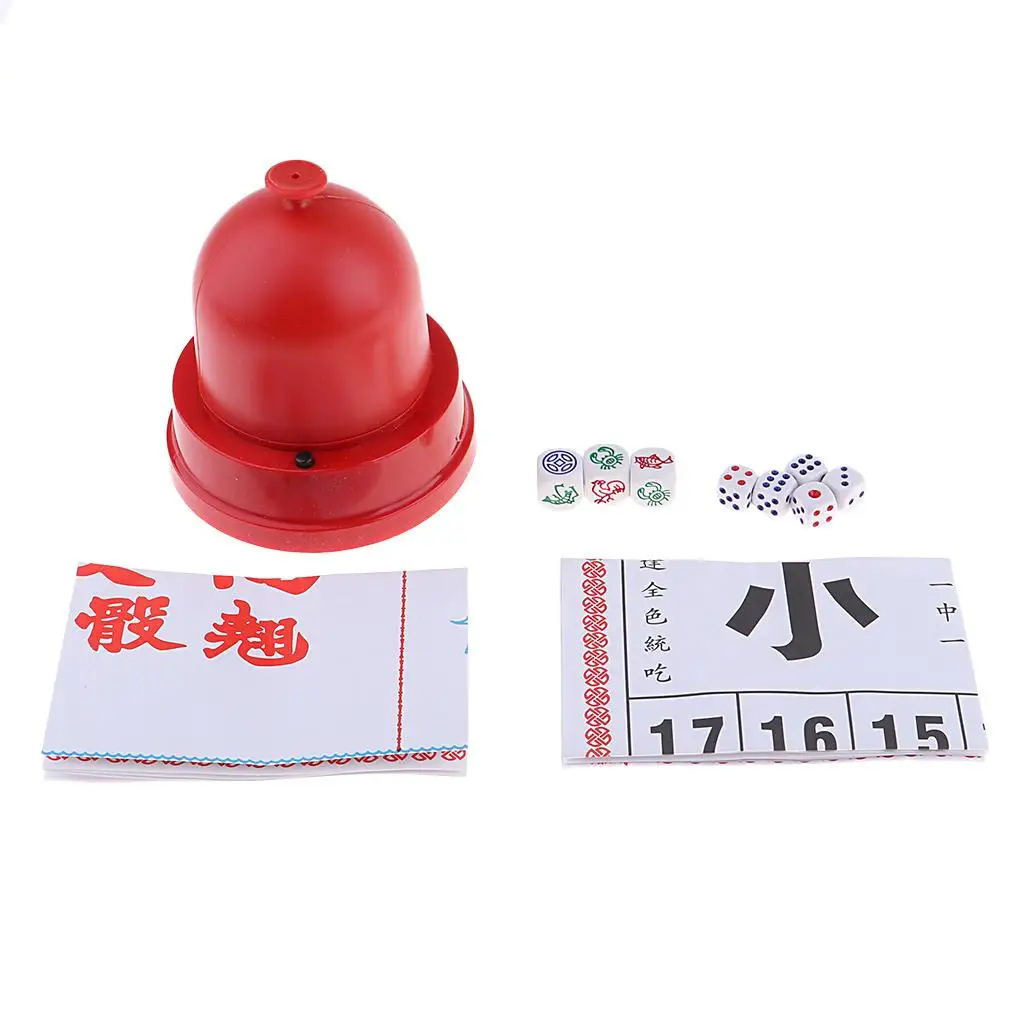 Sic Bo Fish-Crab-Prawn Dice Game Combo Travel Holiday Game Toys Supplies