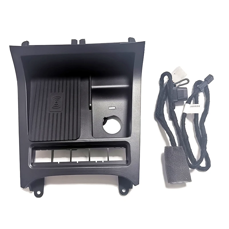 15 W Auto draadloze oplader voor VW Golf 6 MK6 Scirocco Sagitar 2008-2013 auto telefoon oplader snelle telefoon oplader opladen pad plaat - afbeelding 1