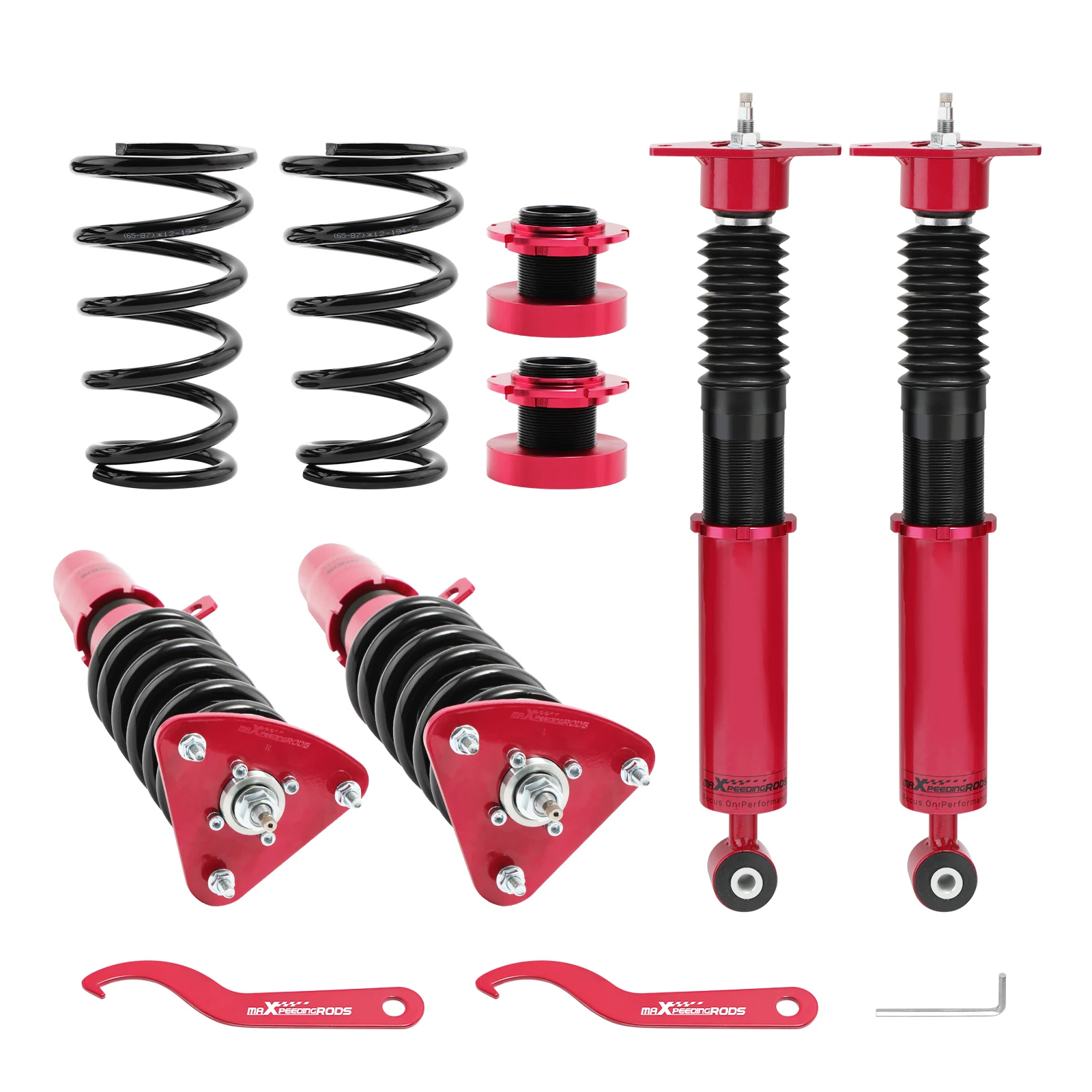 MaXpeedingrods Adj. Damper Coilover Suspension Shock Absoreber For Mazda 3 2004-2009