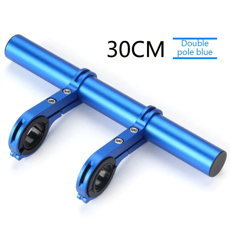 10/20/30cm Bicycle Handlebar Extended Bracket Bike Headlight Mount Bar Computer Holder Lamp Support Rack Alloy Stand