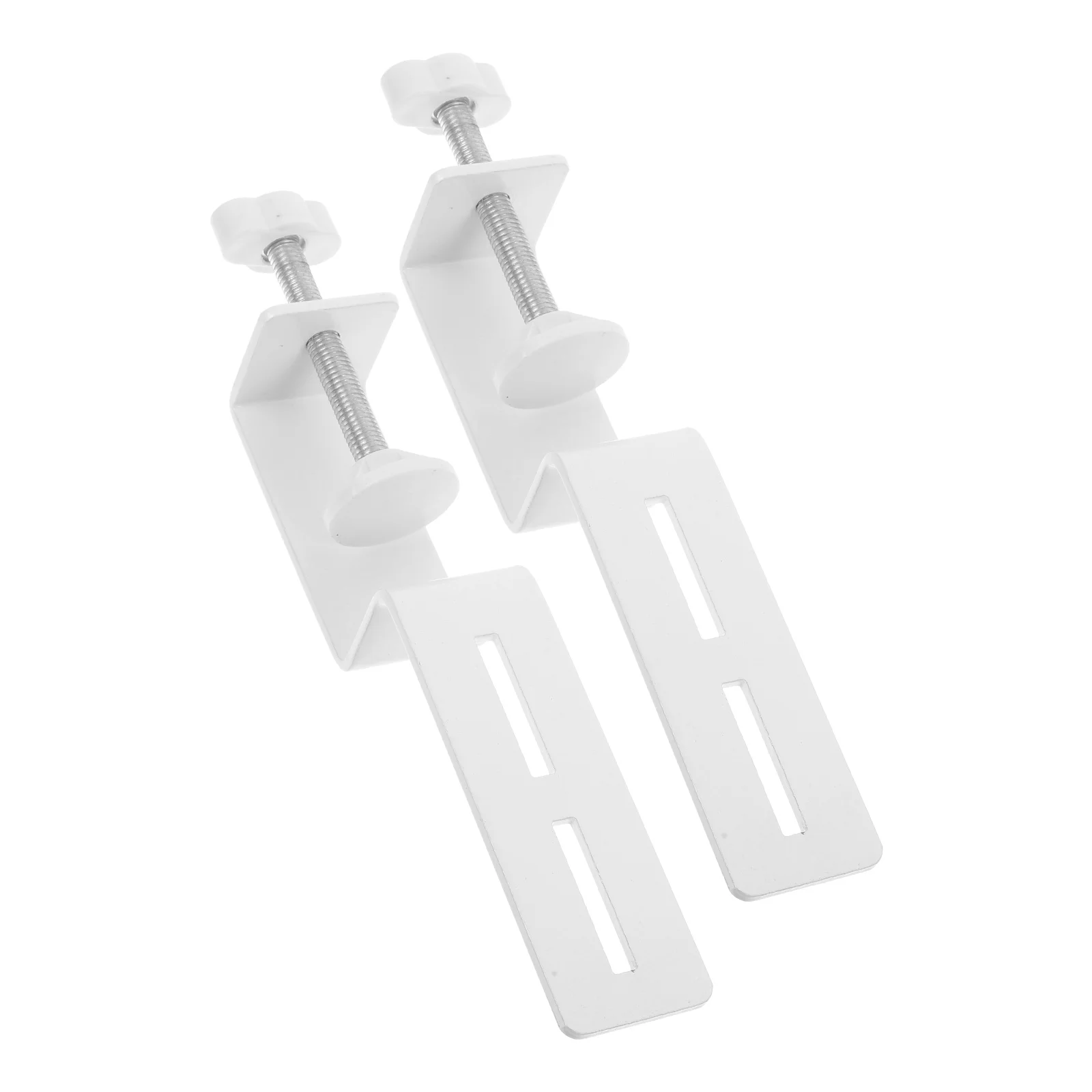 

2pcs Metal Painted Bracket Desk Bag Hook Large Clamp Carbon Steel Office Heavy Duty Pcs Stylish Stable Easy Installation