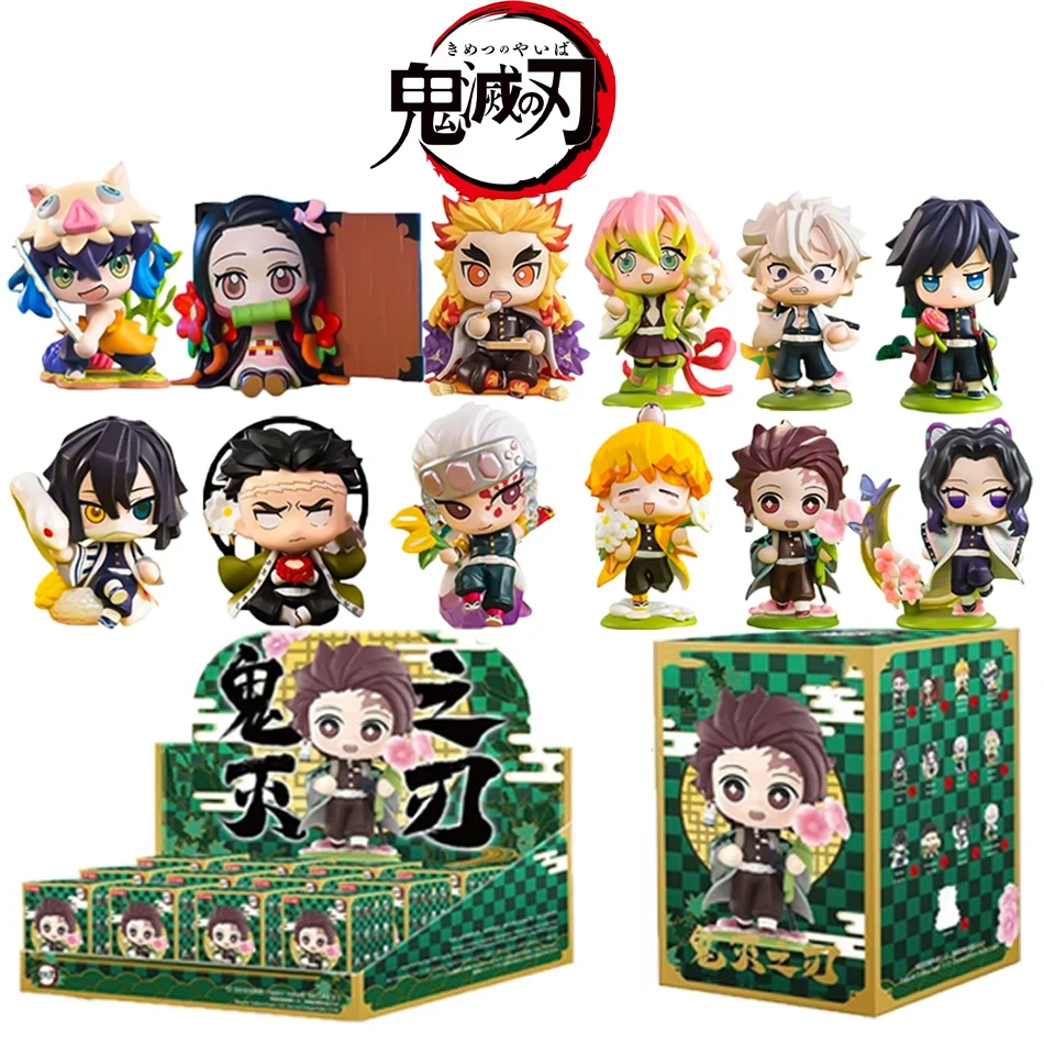 鬼滅の刃 竈門炭治郎 竈門禰豆子 アニメ漫画フィギュア ブラインドボックス クリエイティブな個性的なスタチューモデルオーナメント サプライズギフトボックス