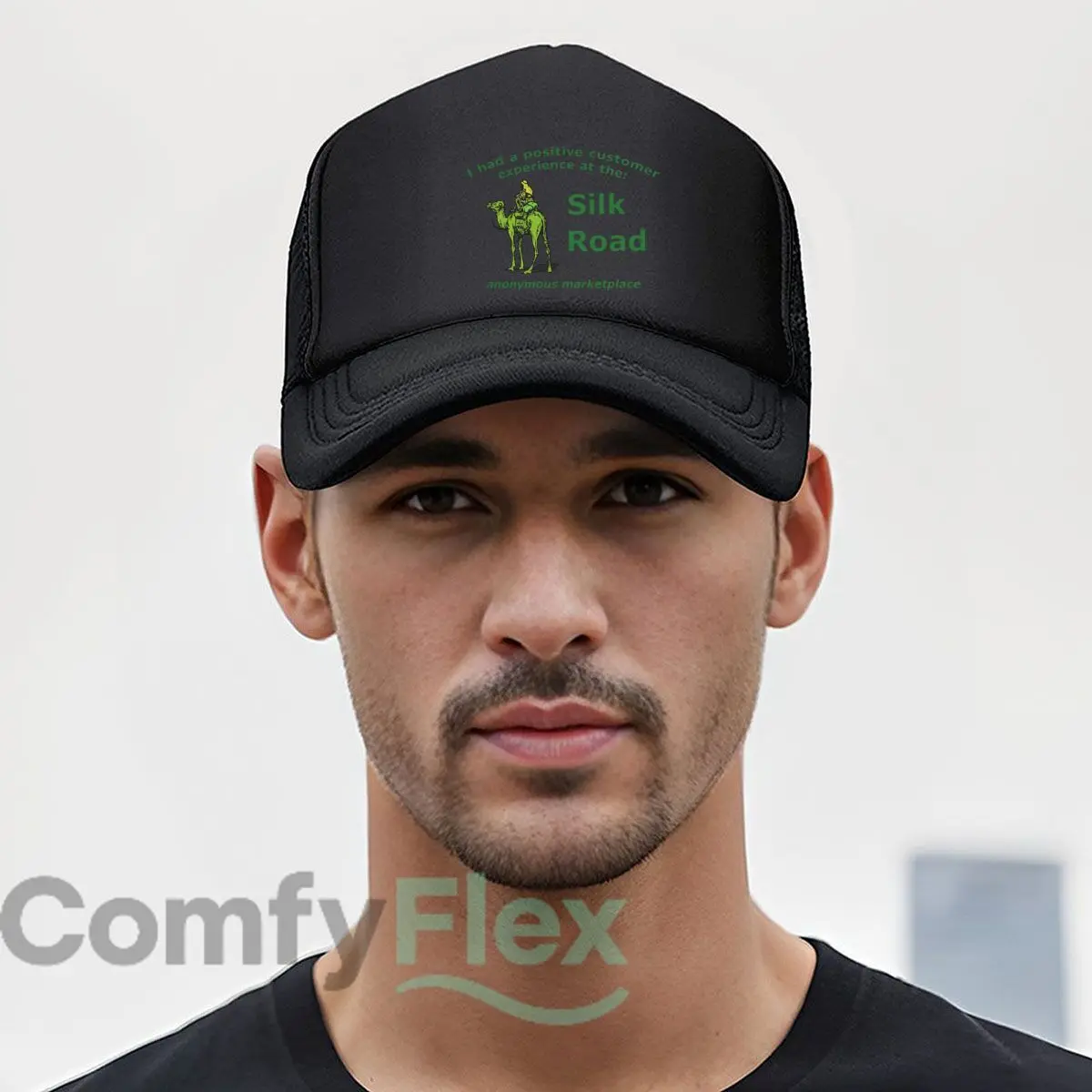 قبعة بيسبول شبكية "Silk Road" من Market Tribute #5